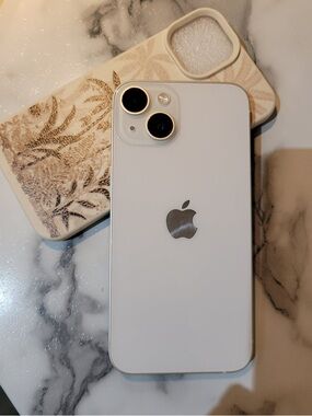 Apple iPhone 14 ( 128 go) White Dual-Camera